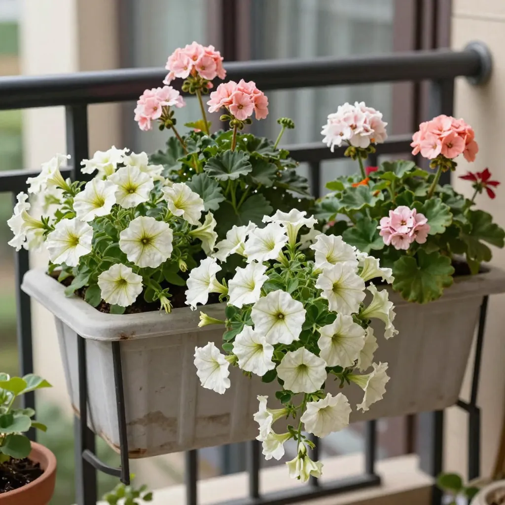 Beautiful evening garden with soft lighting and peaceful atmosphere