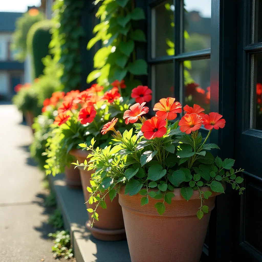 Team of gardeners working together on a beautiful garden project