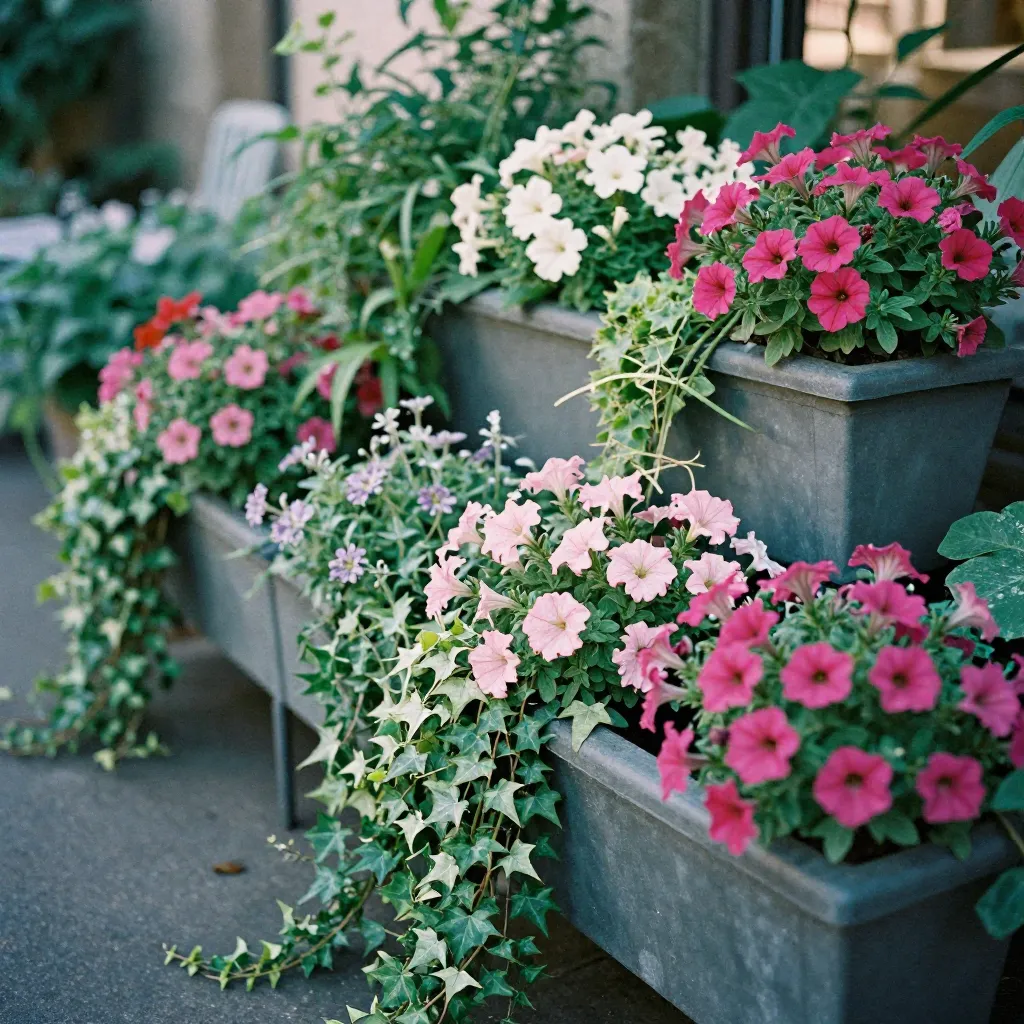 Stunning gallery showcase of various flower bed and balcony arrangements